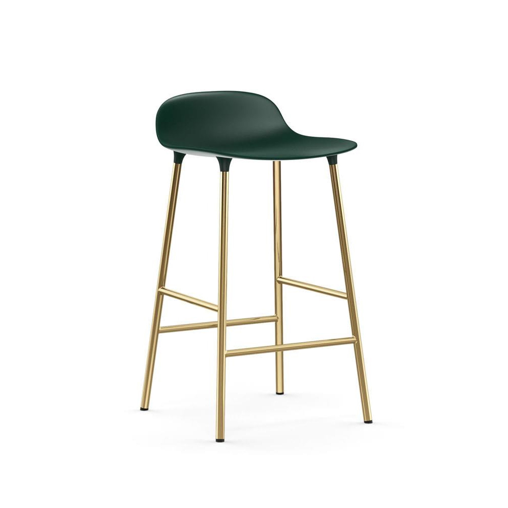 Normann_Copenhagen_Form_Barstool_65 cm_Brass_09 - Edella Normann Copenhagen Form matala baarituoli (messinki)