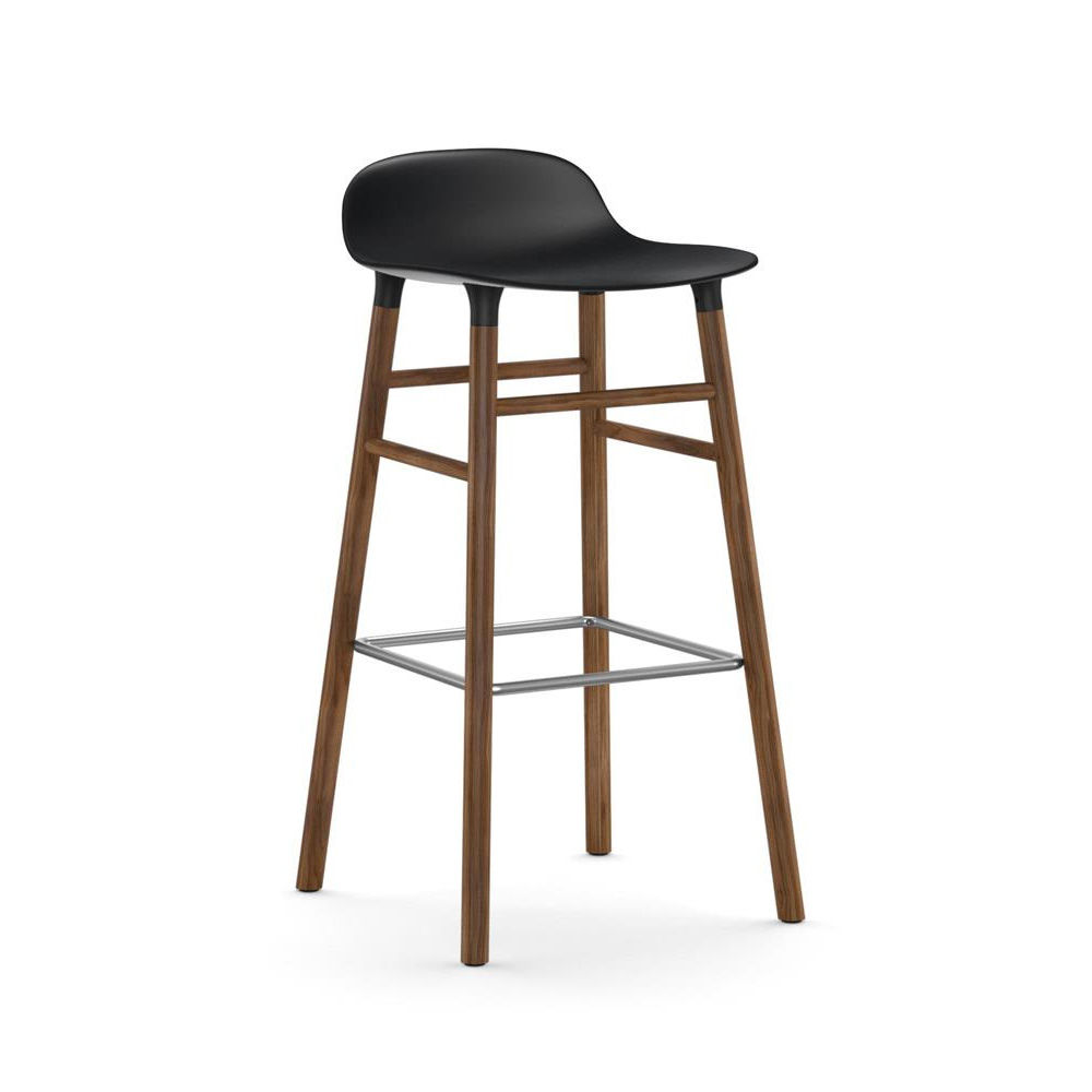 Normann Copenhagen Form korkea baarituoli (pähkinä)