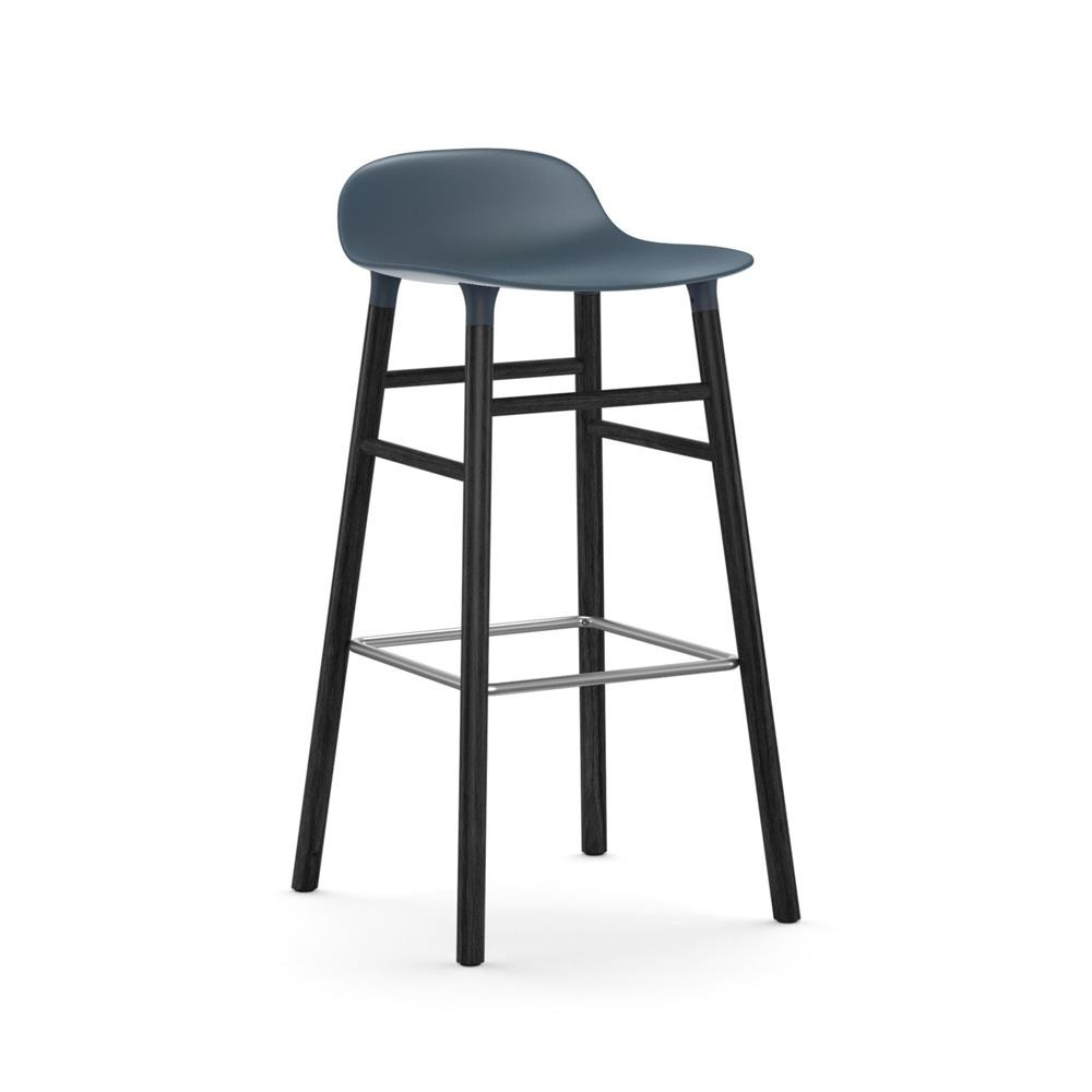 Normann_Copenhagen_Form_Barstool_75 cm_24 - Edella Normann Copenhagen Form korkea baarituoli (musta)