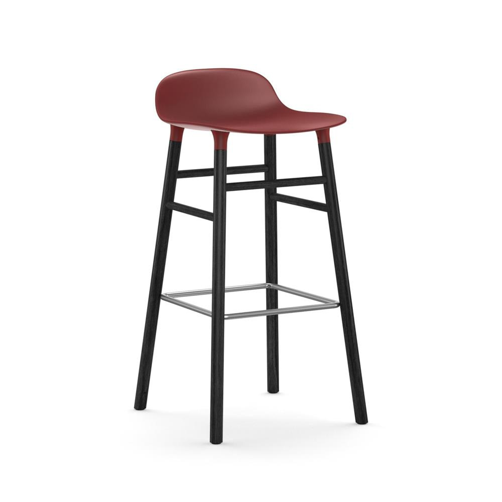 Normann_Copenhagen_Form_Barstool_75 cm_26 - Edella Normann Copenhagen Form korkea baarituoli (musta)