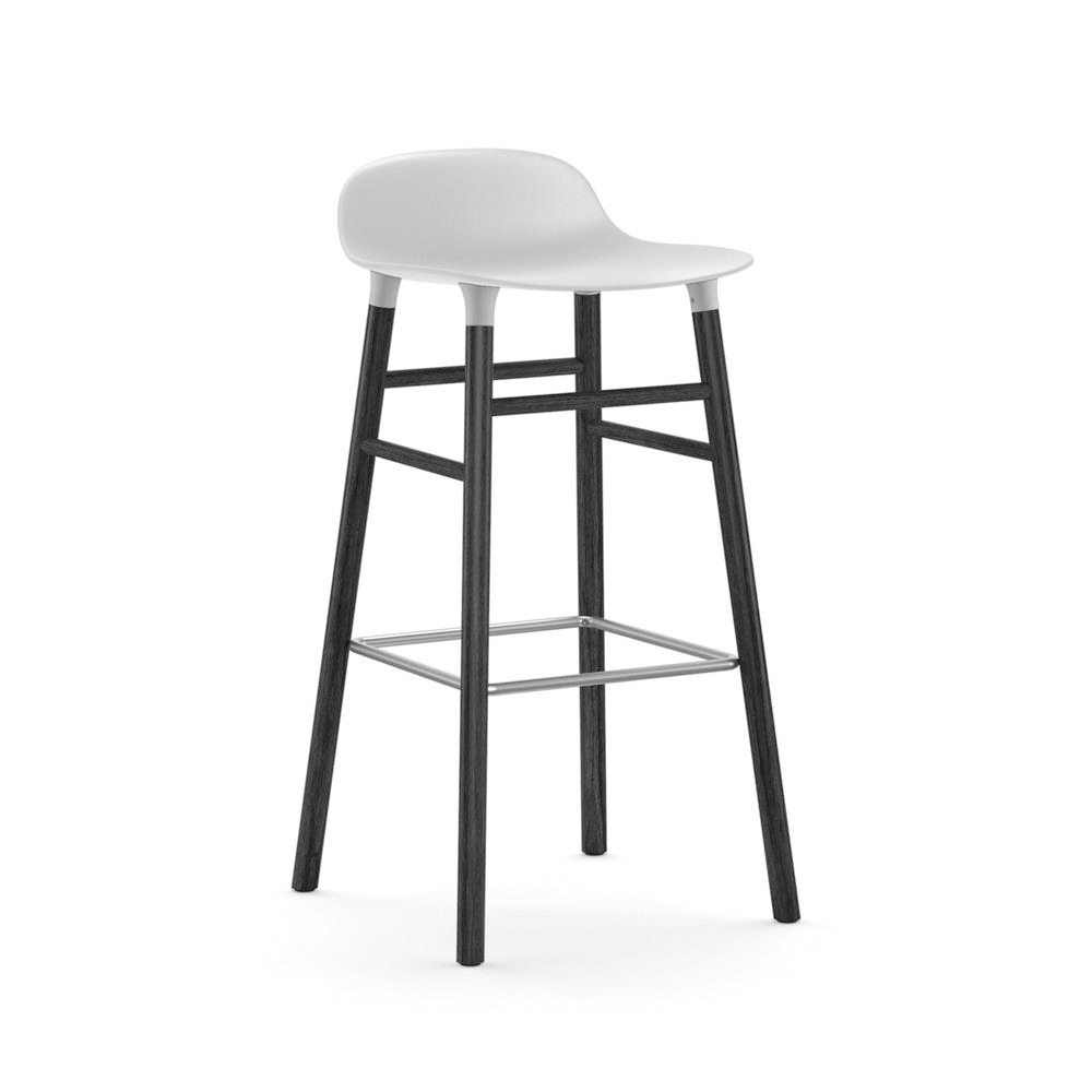 Normann_Copenhagen_Form_Barstool_75 cm_27 - Edella Normann Copenhagen Form korkea baarituoli (musta)