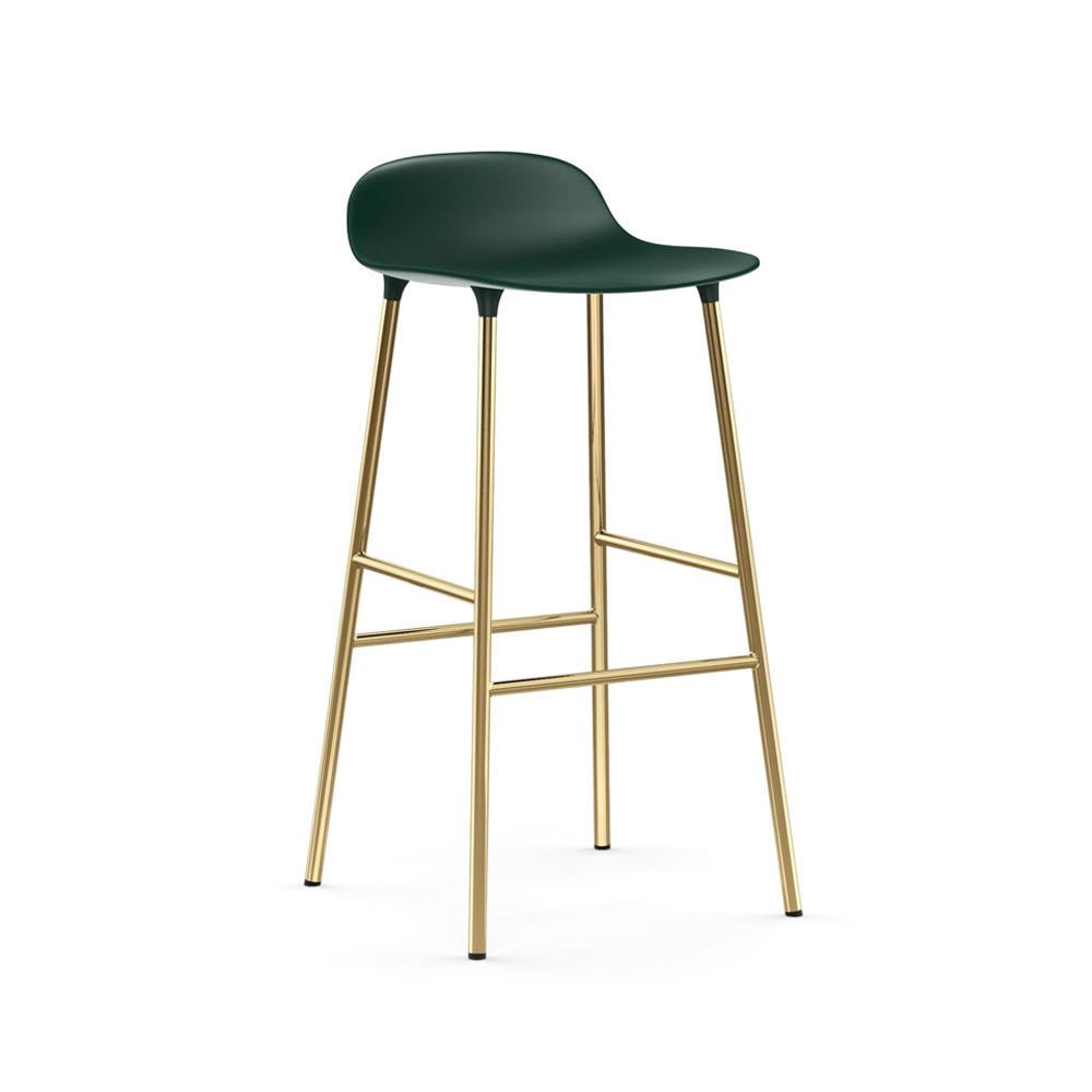 Normann Copenhagen Form korkea baarituoli (messinki)