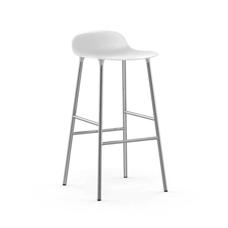 Normann Copenhagen Form korkea baarituoli (kromi)