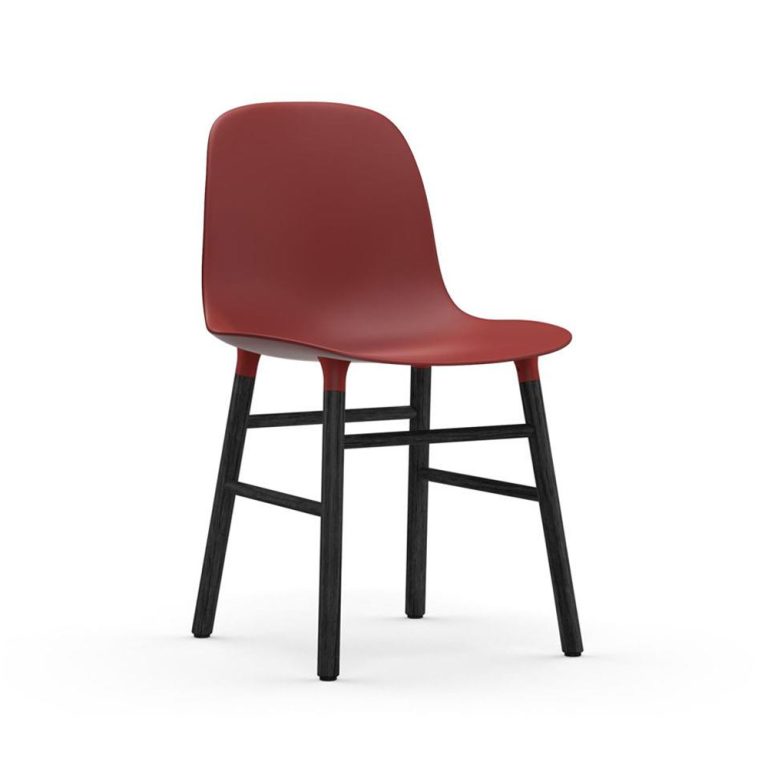Normann Copenhagen Form Chair Black Oak Red