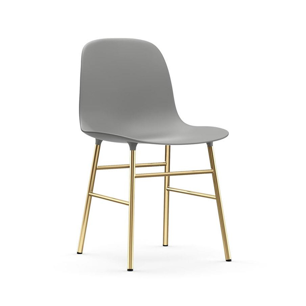 Normann_Copenhagen_Form_Chair_Brass_01 - Edella Normann Copenhagen Form Chair Brass Grey