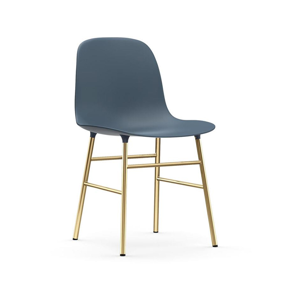Normann_Copenhagen_Form_Chair_Brass_06 - Edella Normann Copenhagen Form Chair Brass Blue