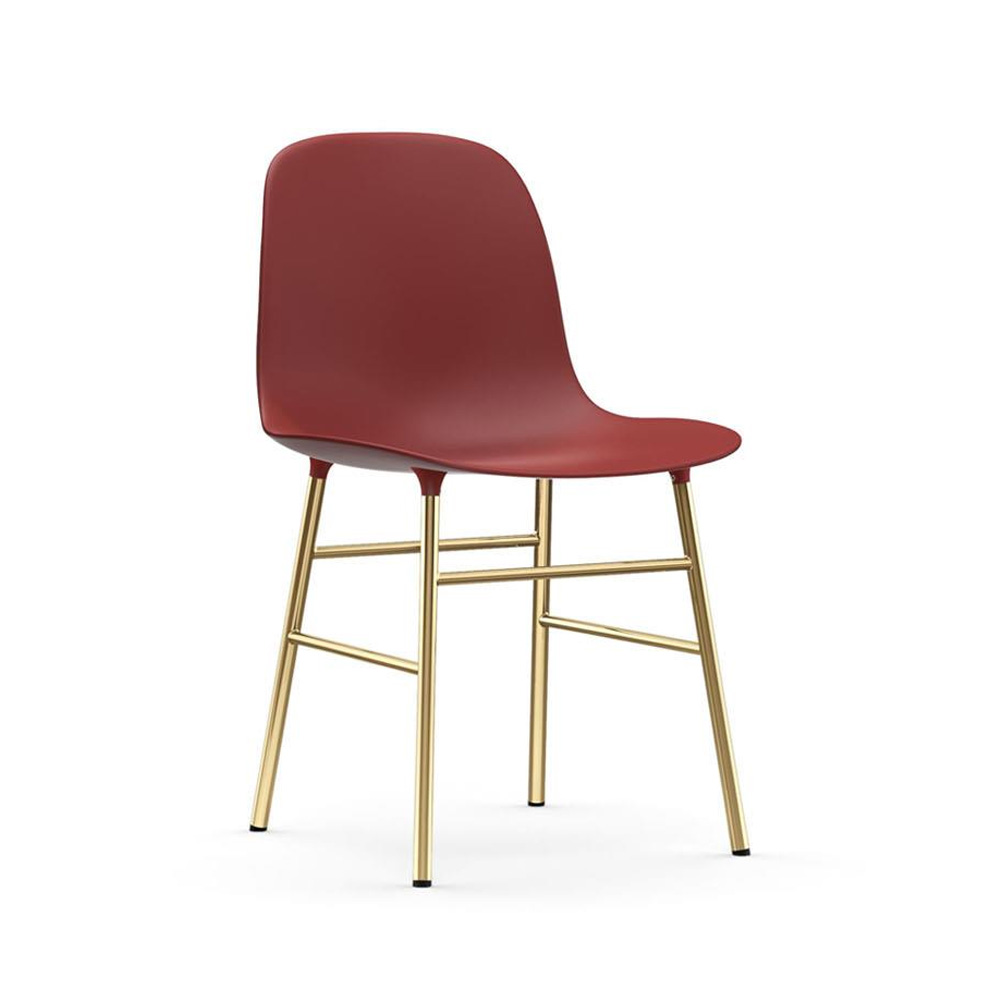 Normann_Copenhagen_Form_Chair_Brass_09 - Edella Normann Copenhagen Form Chair Brass Red