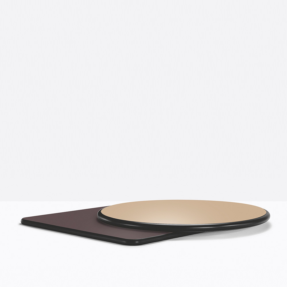 Pedrali Laminate Black PVC ravintolapöydänkansi laminaatti