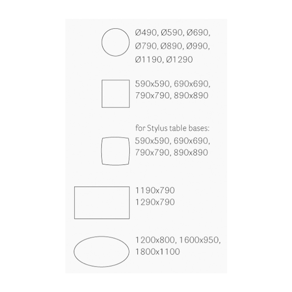 Pedrali_Solid_laminate_CFC_umpilaminaattikansi_ravintolapöydän_kahvilapöydän_terassipöydän_ulkopöydän_ kansi_vedenkestävä_säänkestävä_05 - Edella Pedrali Solid laminate CFC ravintolapöydänkansi umpilaminaatti