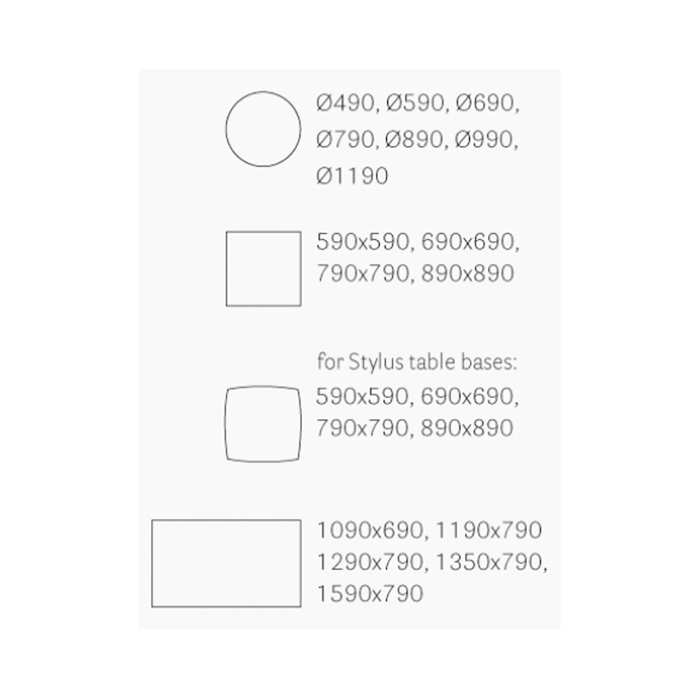 Pedrali_Solid_laminate_umpilaminaattikansi_ravintolapöydän_kahvilapöydän_terassipöydän_ulkopöydän_ kansi_vedenkestävä_säänkestävä_26 - Edella Pedrali Solid laminate Compact ravintolapöydänkansi umpilaminaatti