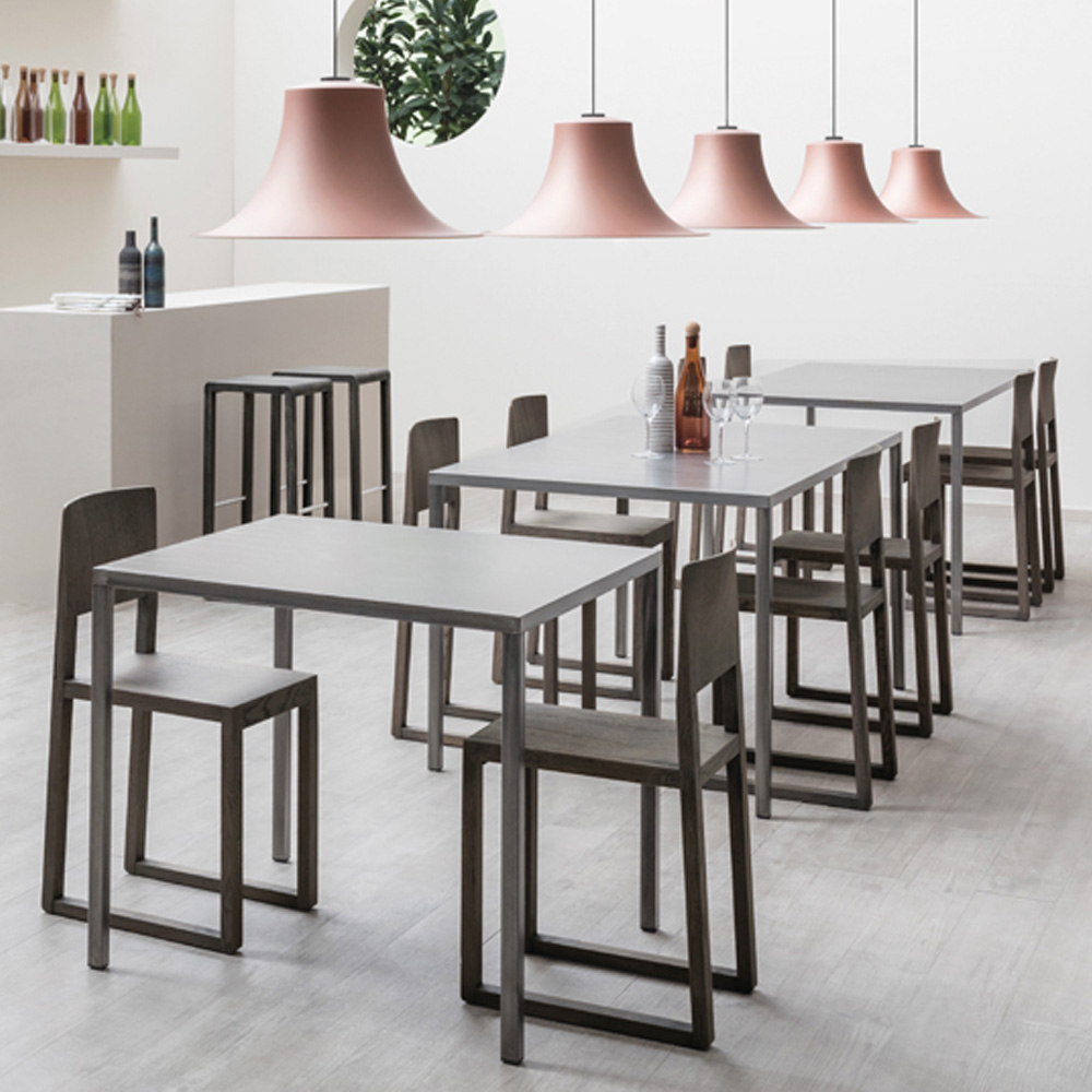 Pedrali_Stainless_steel_Inox_ruostumaton_teräskansi_ravintolapöydän_kahvilapöydän_terassipöydän_ulkopöydän_kansi_vedenkestävä_säänkestävä_04 - Edella Pedrali Stainless steel ravintolapöydänkansi ruostumaton teräs