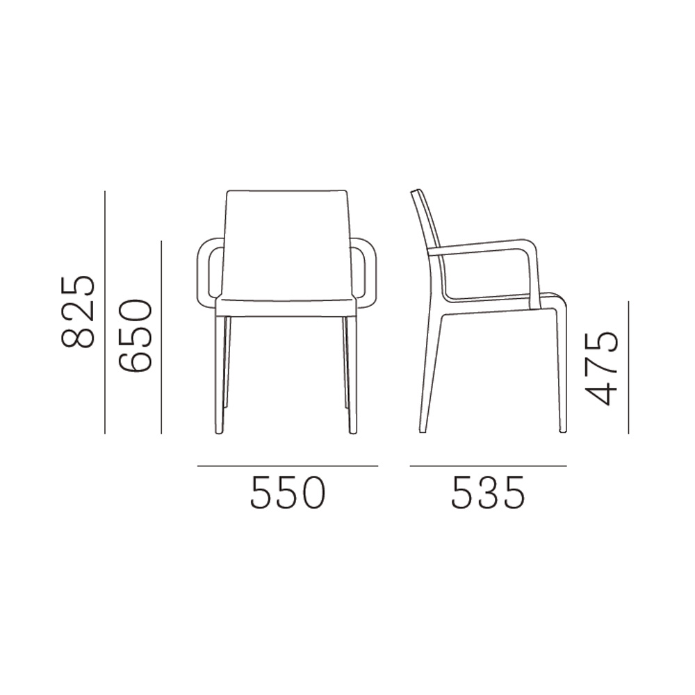 Pedrali Young 425/2 tuoli