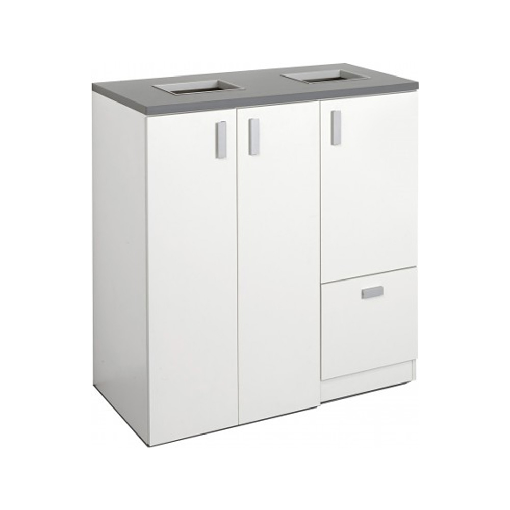 Prima Office Hub Recycling 1100 kierrätyskaappi