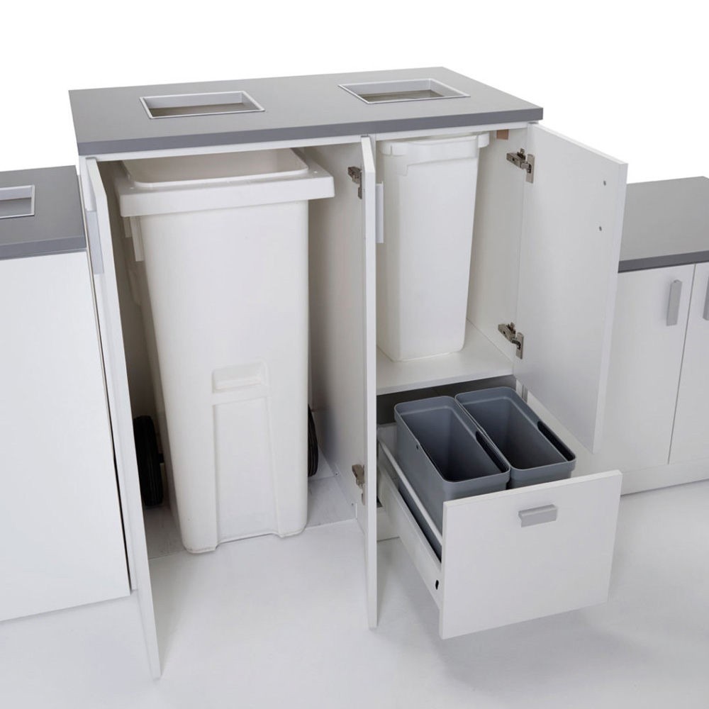 Prima Office Hub Recycling 1100 kierrätyskaappi
