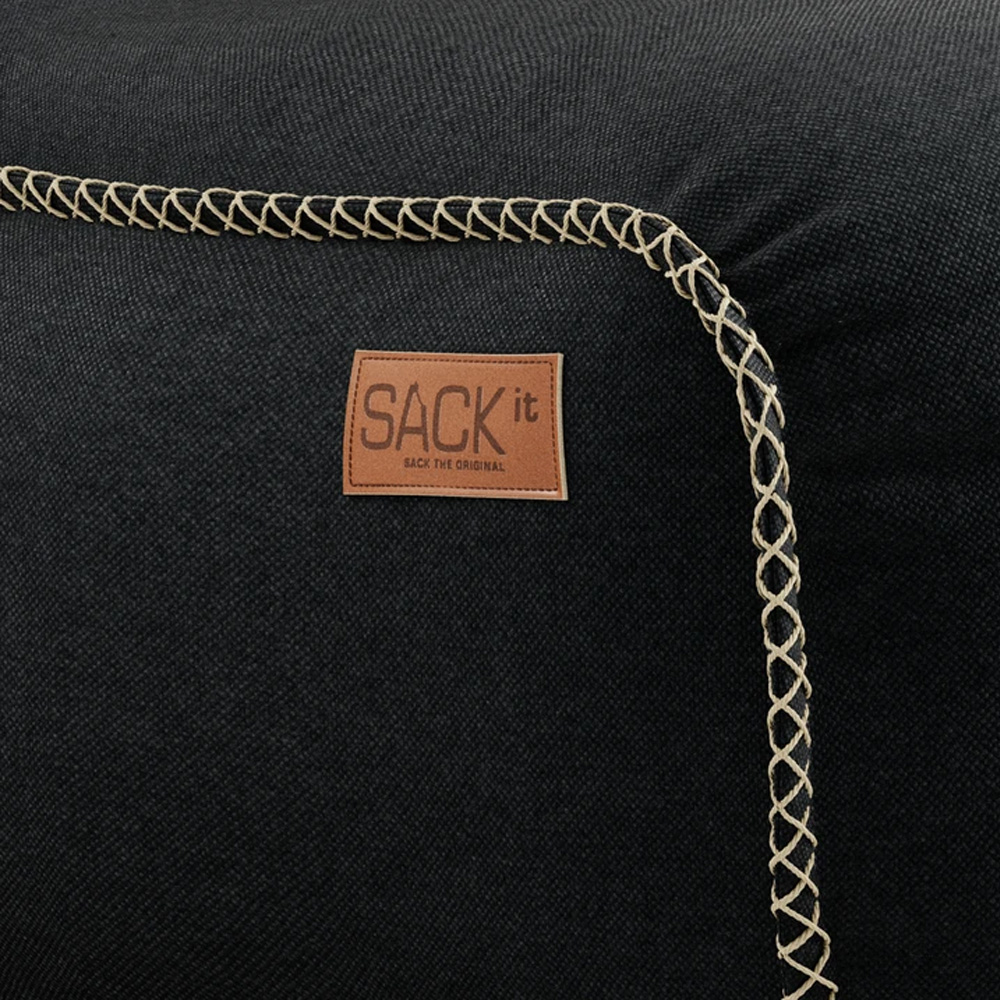 Sackit_Canvas_Lounge_Chair_Black_säkkituoli_säkkinojatuoli_sisäkäyttöön_04 - Edella SACKit Canvas Lounge säkkituoli
