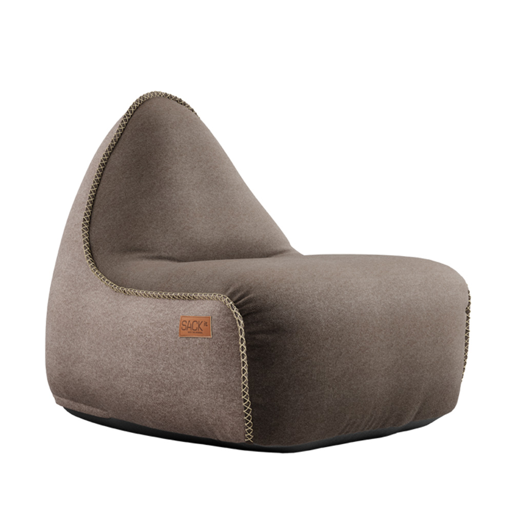 Sackit_Canvas_Lounge_Chair_Brown-Sand_säkkituoli_säkkinojatuoli_sisäkäyttöön_01 - Edella SACKit Canvas Lounge säkkituoli