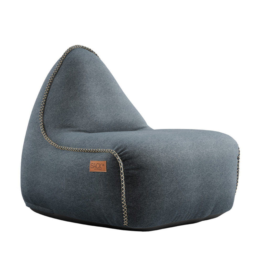 Sackit_Canvas_Lounge_Chair_Petrol_säkkituoli_säkkinojatuoli_sisäkäyttöön_01 - Edella SACKit Canvas Lounge säkkituoli