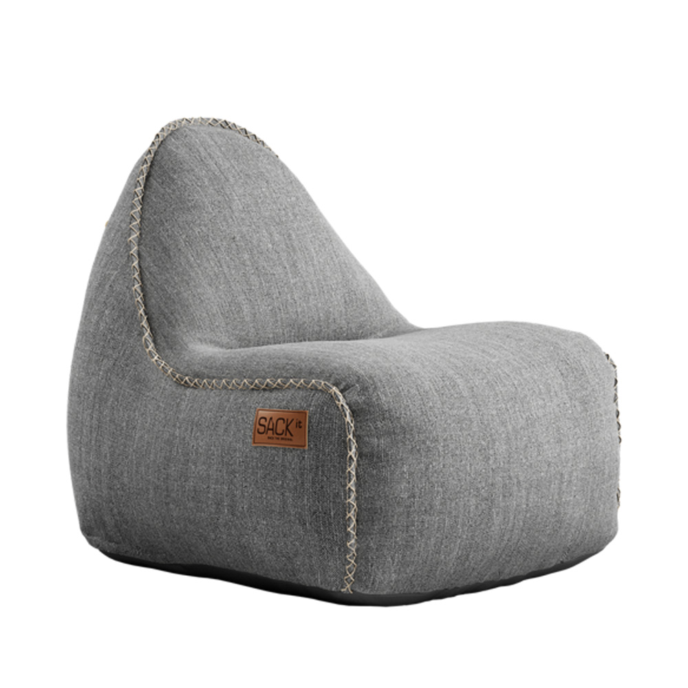 Sackit_Cobana_Junior_Lounge_Chair_Light-Grey_lasten_säkkituoli_säkkinojatuoli_sisäkäyttöön_ulkokäyttöön_01 - Edella SACKit Cobana Junior Lounge säkkituoli