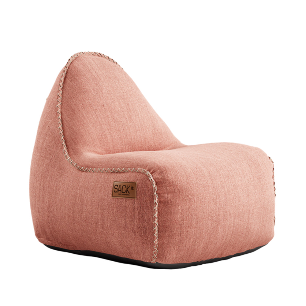 Sackit_Cobana_Junior_Lounge_Chair_Rose_lasten_säkkituoli_säkkinojatuoli_sisäkäyttöön_ulkokäyttöön_01 - Edella SACKit Cobana Junior Lounge säkkituoli