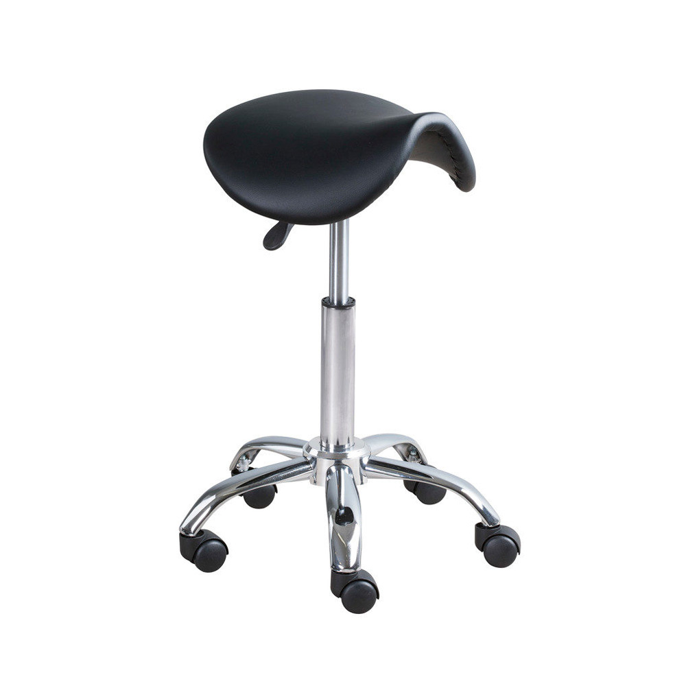Saddle_1_satulatuoli_ergonominen_satulatuoli_satulaistuin_keinonahkaa_jalkaristikko_kromattu_01 - Edella Toplux Saddle 1 satulatuoli
