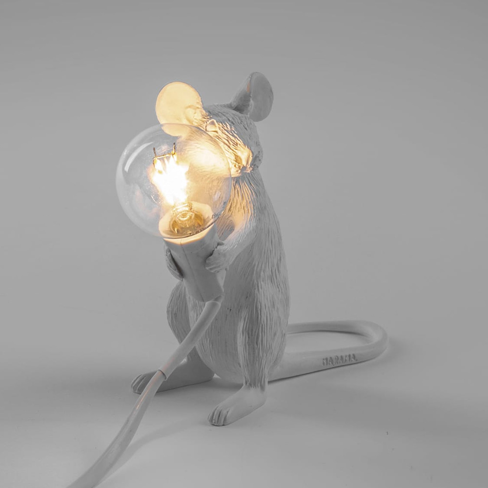 Seletti Mouse Sitting pöytävalaisin