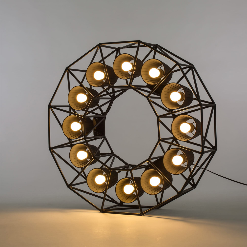 Seletti Multilamp Ring Lattiavalaisin