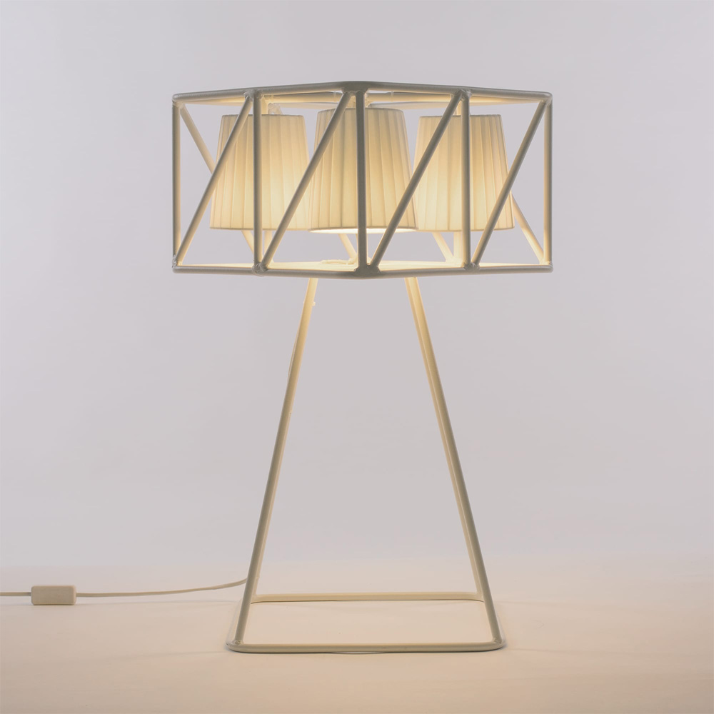 Seletti_Multilamp_Table_White_02 - Edella Seletti Multilamp Table pöytävalaisin