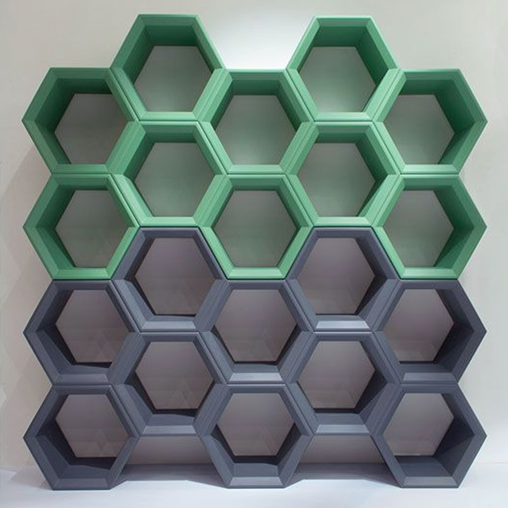 Slide_HEXA_02 - Edella Slide Hexa modulaarinen kirjahylly
