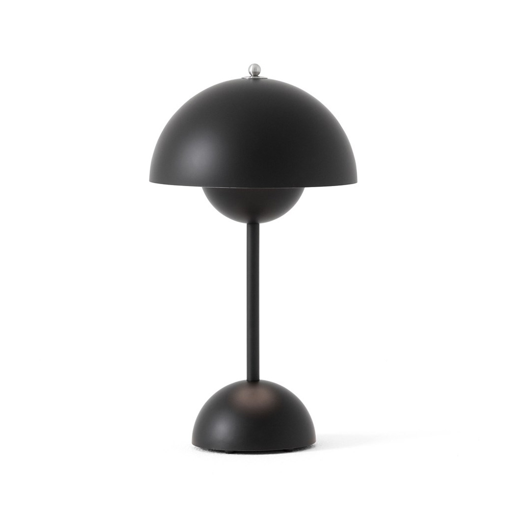 &Tradition_FLOWERPOT_TABLE_LAMP_VP9_pöytävalaisin_tunnelmavalaisin_designvalaisin_yöpöytävalaisin_02 - Edella &Tradition Flowerpot VP9 pöytävalaisin Matt Black