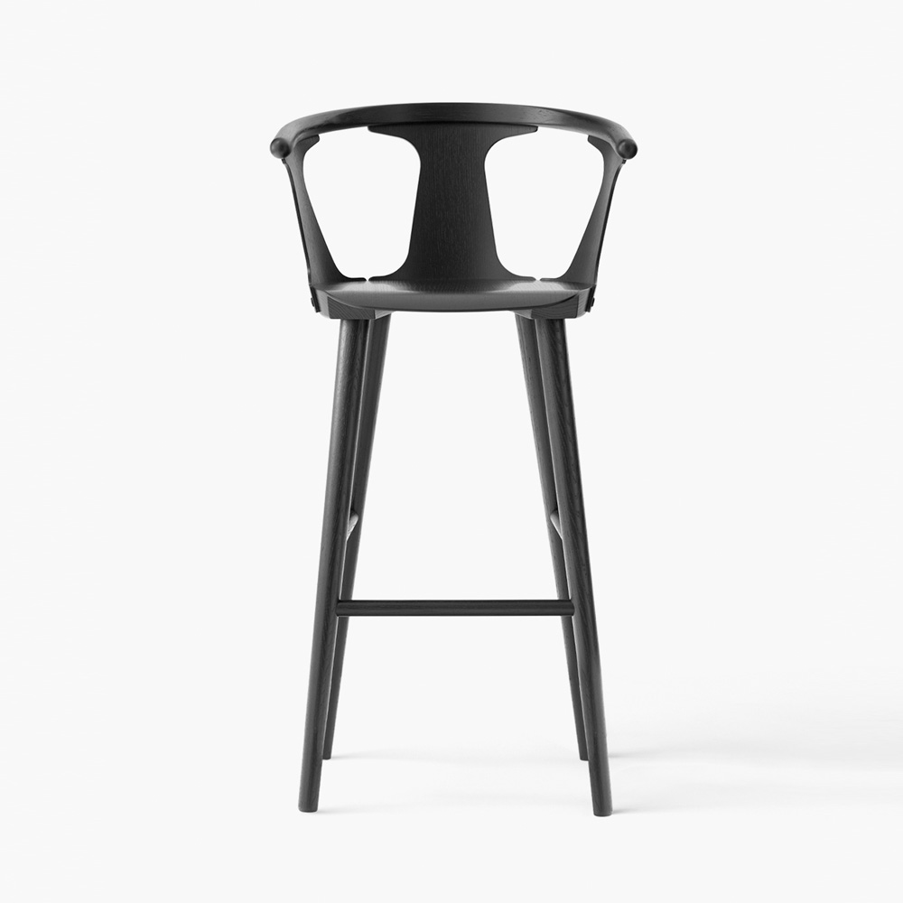 &Tradition_IN_BETWEEN_BAR_STOOL_SK9_korkea_baarituoli_puutuoli_tammituoli_03 - Edella &Tradition In Between korkea baarituoli SK9 Black lacquered oak