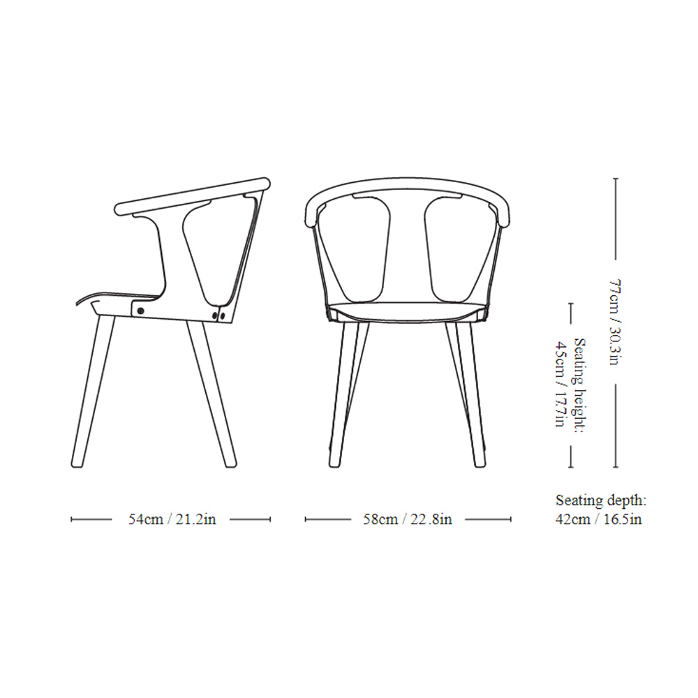 &Tradition_IN_BETWEEN_CHAIR_SK1_ravintolatuoli_kahvilatuoli_ruokapöydäntuoli_designtuoli_puutuoli_tammituoli_14 - Edella &Tradition In Between ituoli SK1