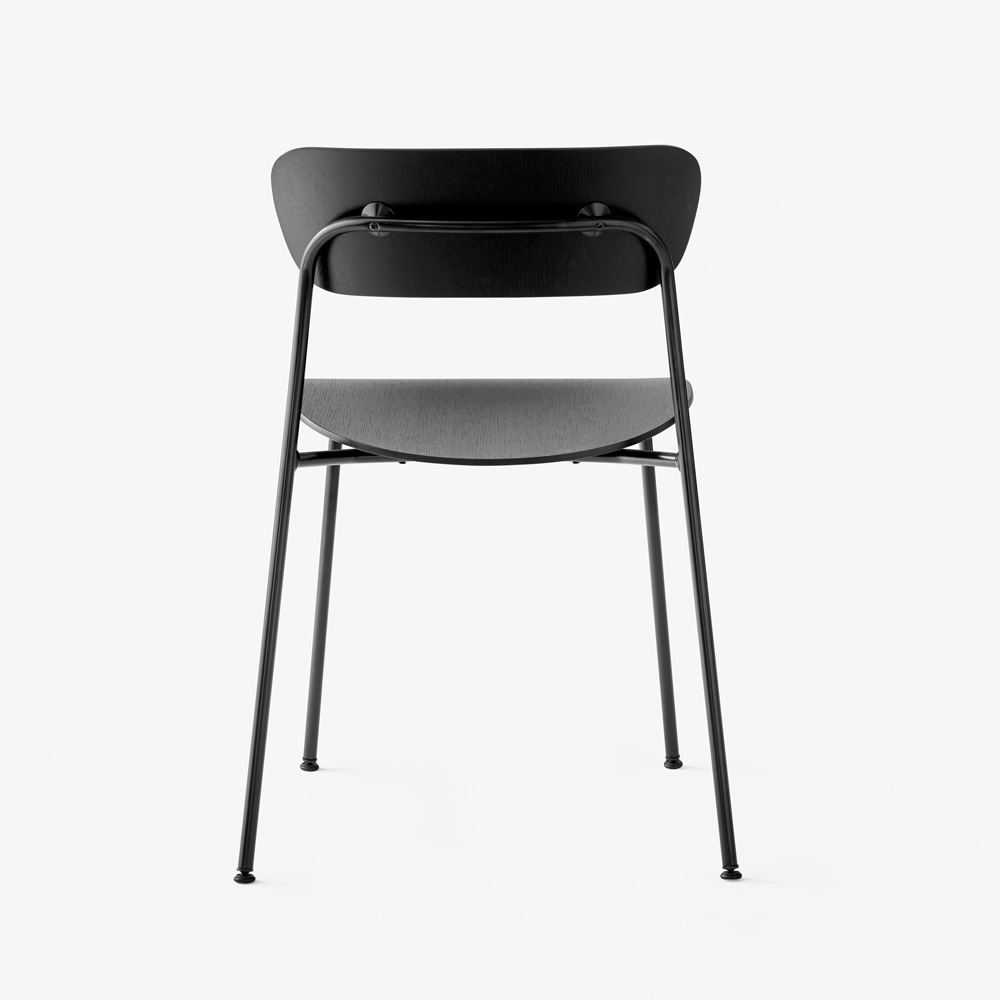 &Tradition_PAVILION_CHAIR_AV1_ravintolatuoli_kahvilatuoli_teräsjalat_putkijalat_puuistuin_03 - Edella &Tradition Pavilion Chair AV1 Black Lacquered Oak