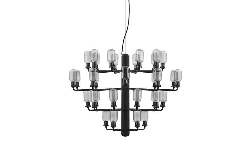 normann_copenhagen_amp_chandelier_large_smoke_black_01 - Edella Normann Copenhagen Amp Chandelier Large kattokruunu