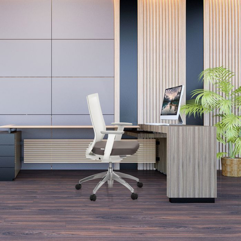HJH_Office_Aspen_työtuoli_toimistotuoli_harmaa-valkoinen_synchro-mekanismi_verhoiltu_istuin_verkkoselkänoja_alumiiniristikko_16 - Edella HJH Office Aspen työtuoli harmaa-valkoinen