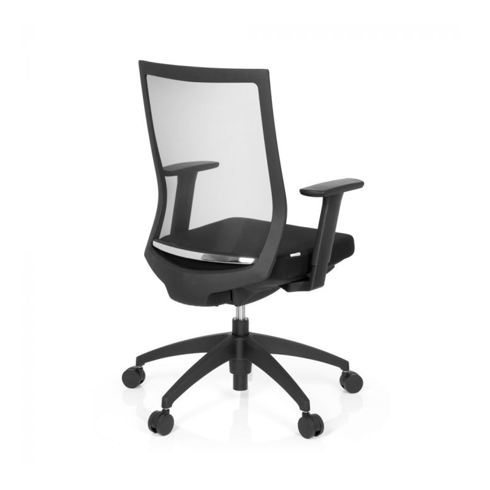 HJH_Office_Aspen_työtuoli_toimistotuoli_musta_synchro-mekanismi_verhoiltu_istuinpehmuste_verkkoselkänoja_08 - Edella HJH Office Aspen työtuoli musta