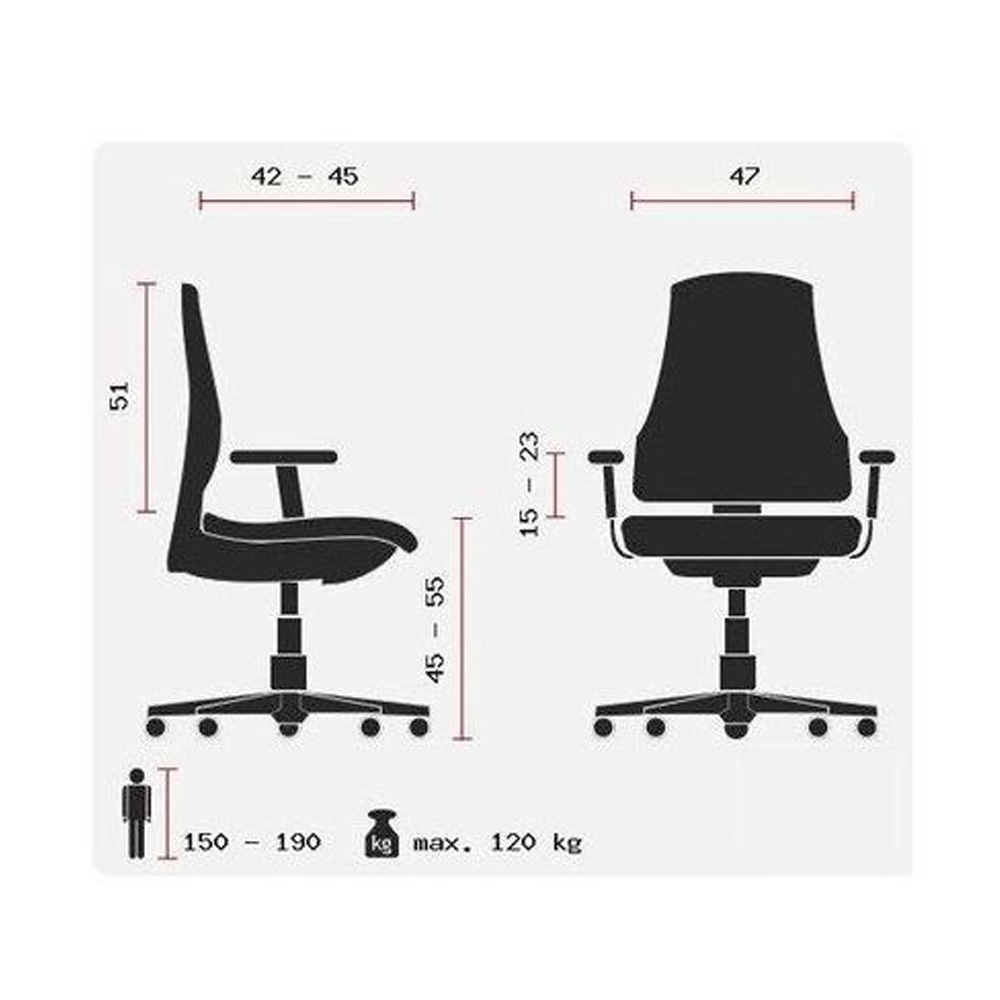 HJH_Office_Aspen_työtuoli_toimistotuoli_musta_synchro-mekanismi_verhoiltu_istuinpehmuste_verkkoselkänoja_13 - Edella HJH Office Aspen työtuoli musta