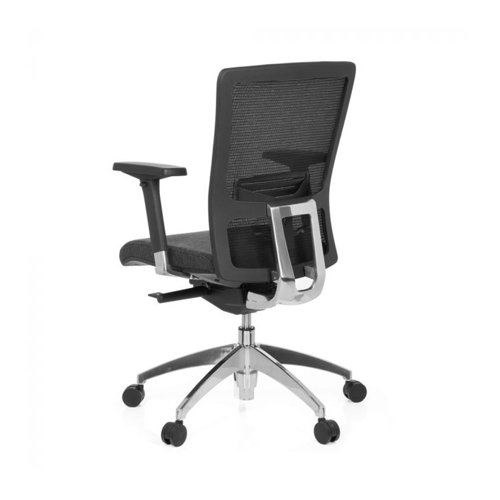 HJH_Office_Astra_Base_työtuoli_toimistotuoli_harmaa-musta_synchro-mekanismi_verhoiltu_istuinpehmuste_verkkoselkänoja_12 - Edella HJH Office Astra Base Mesh työtuoli