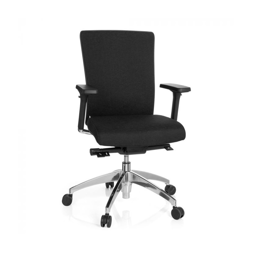 HJH_Office_Astra_Base_työtuoli_toimistotuoli_musta_synchro-mekanismi_verhoiltu_istuinpehmuste_selkänoja_02 - Edella HJH Office Astra Base Fabric työtuoli