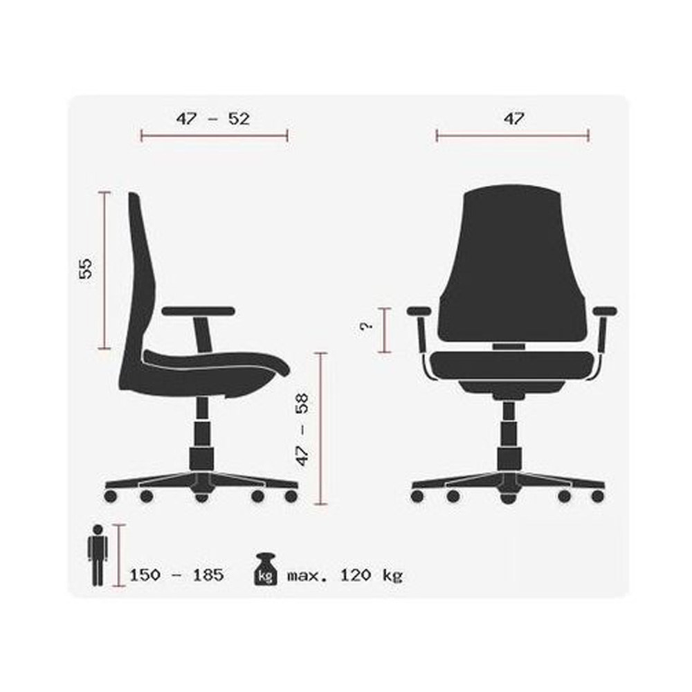 HJH_Office_Astra_Base_työtuoli_toimistotuoli_musta_synchro-mekanismi_verhoiltu_istuinpehmuste_selkänoja_13 - Edella HJH Office Astra Base Fabric työtuoli