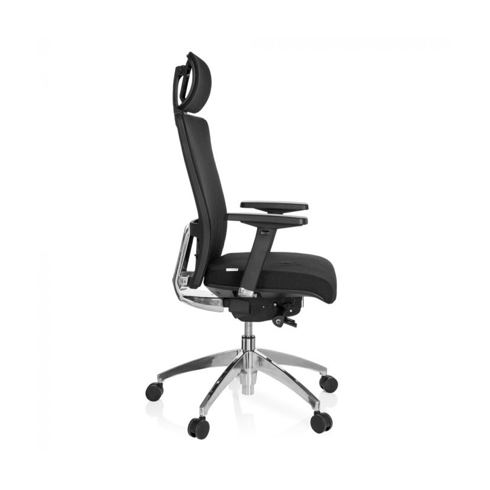 HJH_Office_Astra_Lux_työtuoli_toimistotuoli_musta_synchro-mekanismi_verhoiltu_istuin_verhoiltu_selkänoja_niskatuki_05 - Edella HJH Office Astra Lux Fabric työtuoli