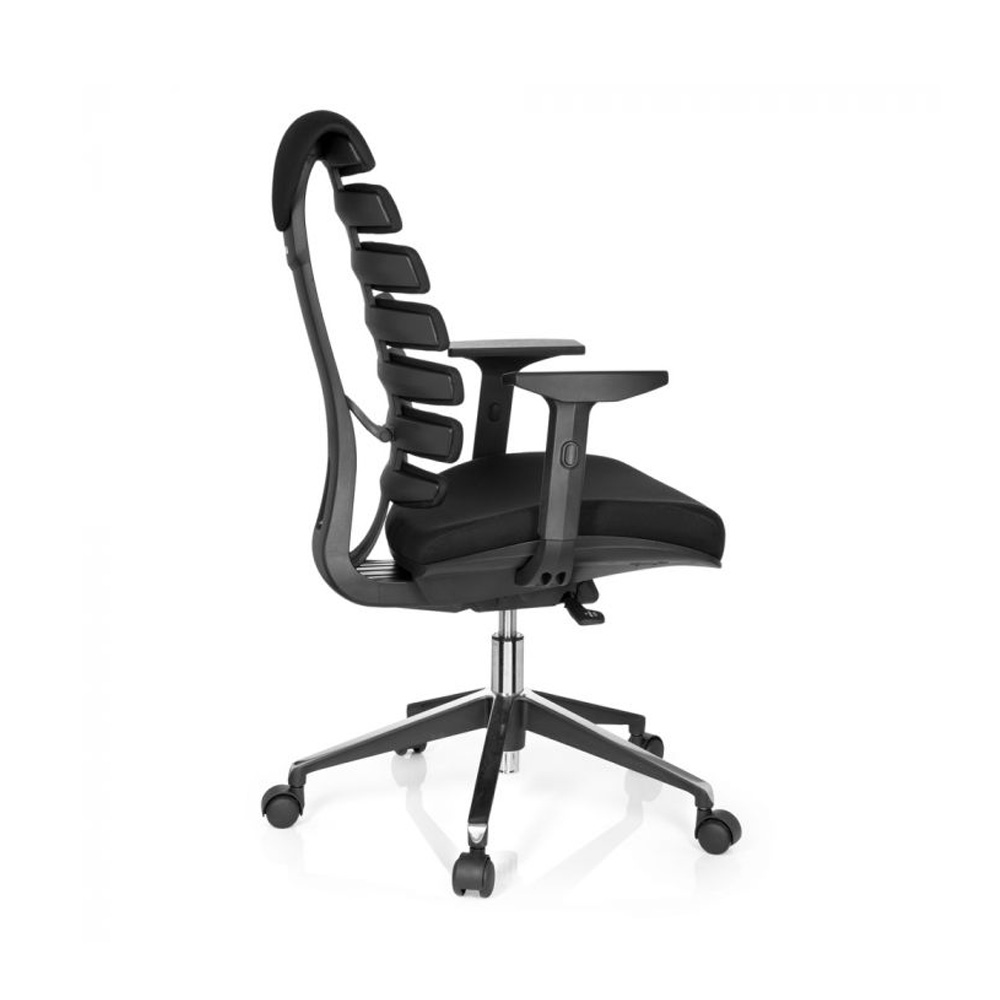 HJH_Office_Ergo_Line_II_Pro_työtuoli_toimistotuoli_musta_synchro-mekanismi_kangasverhoiltu_istuin_selkänoja_06 - Edella HJH Office Ergo Line II työtuoli