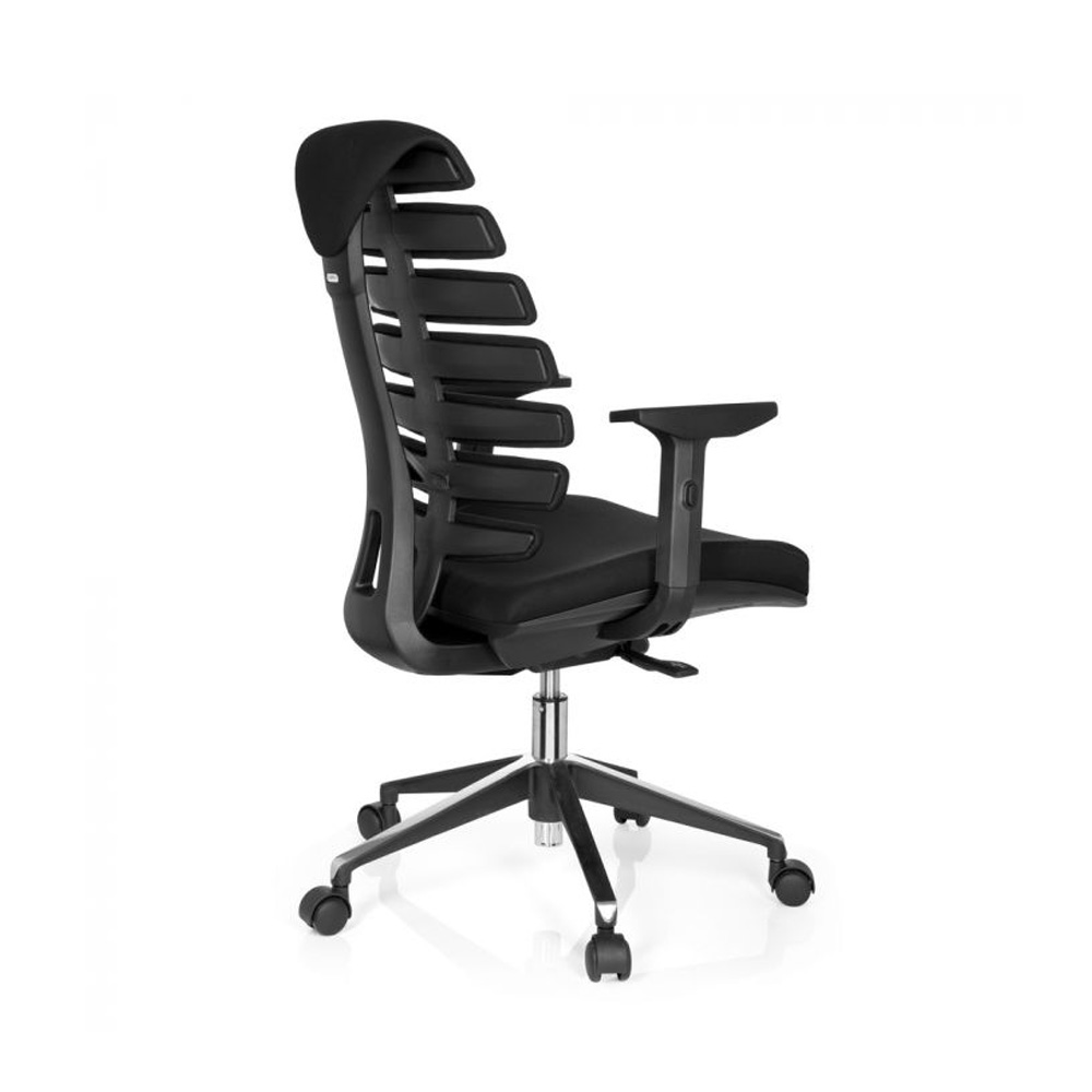 HJH_Office_Ergo_Line_II_Pro_työtuoli_toimistotuoli_musta_synchro-mekanismi_kangasverhoiltu_istuin_selkänoja_07 - Edella HJH Office Ergo Line II työtuoli