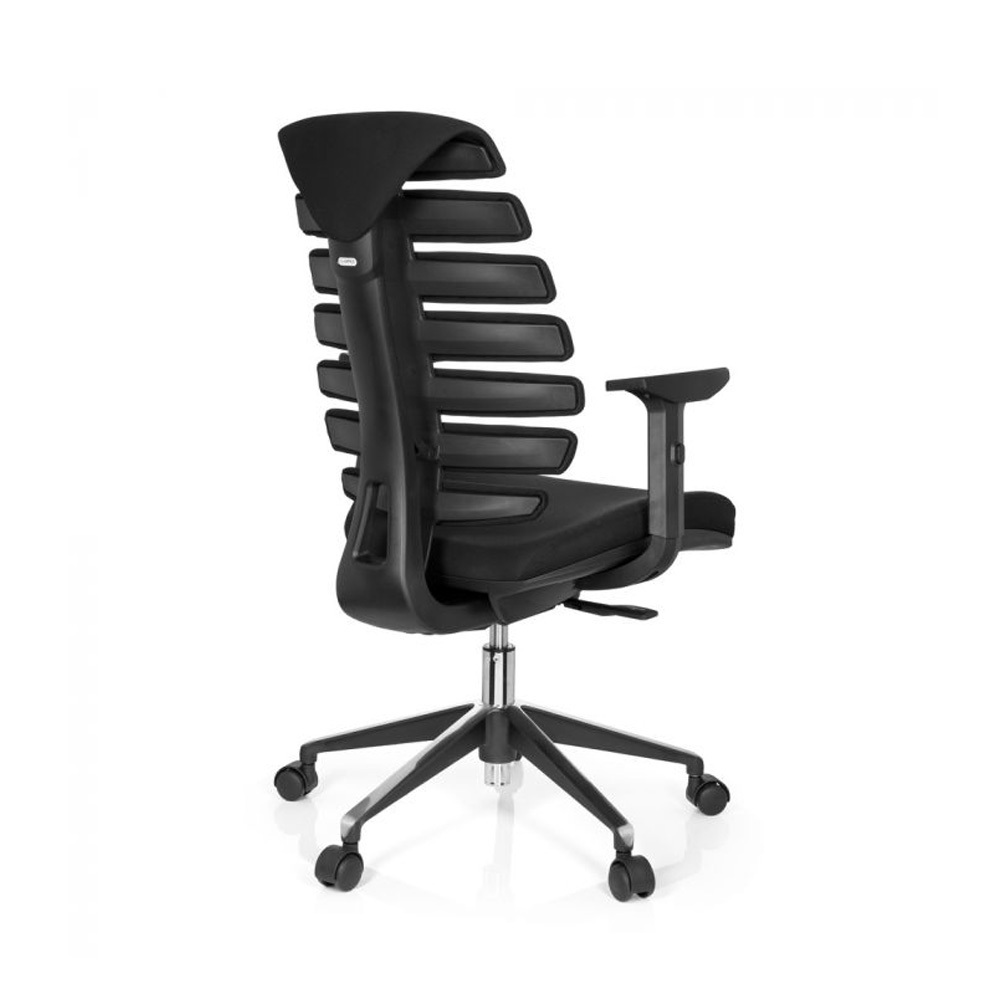 HJH_Office_Ergo_Line_II_Pro_työtuoli_toimistotuoli_musta_synchro-mekanismi_kangasverhoiltu_istuin_selkänoja_08 - Edella HJH Office Ergo Line II työtuoli