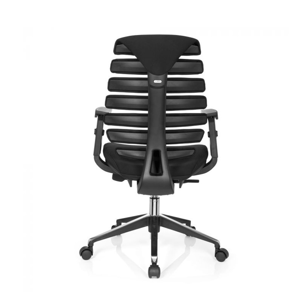 HJH_Office_Ergo_Line_II_Pro_työtuoli_toimistotuoli_musta_synchro-mekanismi_kangasverhoiltu_istuin_selkänoja_10 - Edella HJH Office Ergo Line II työtuoli