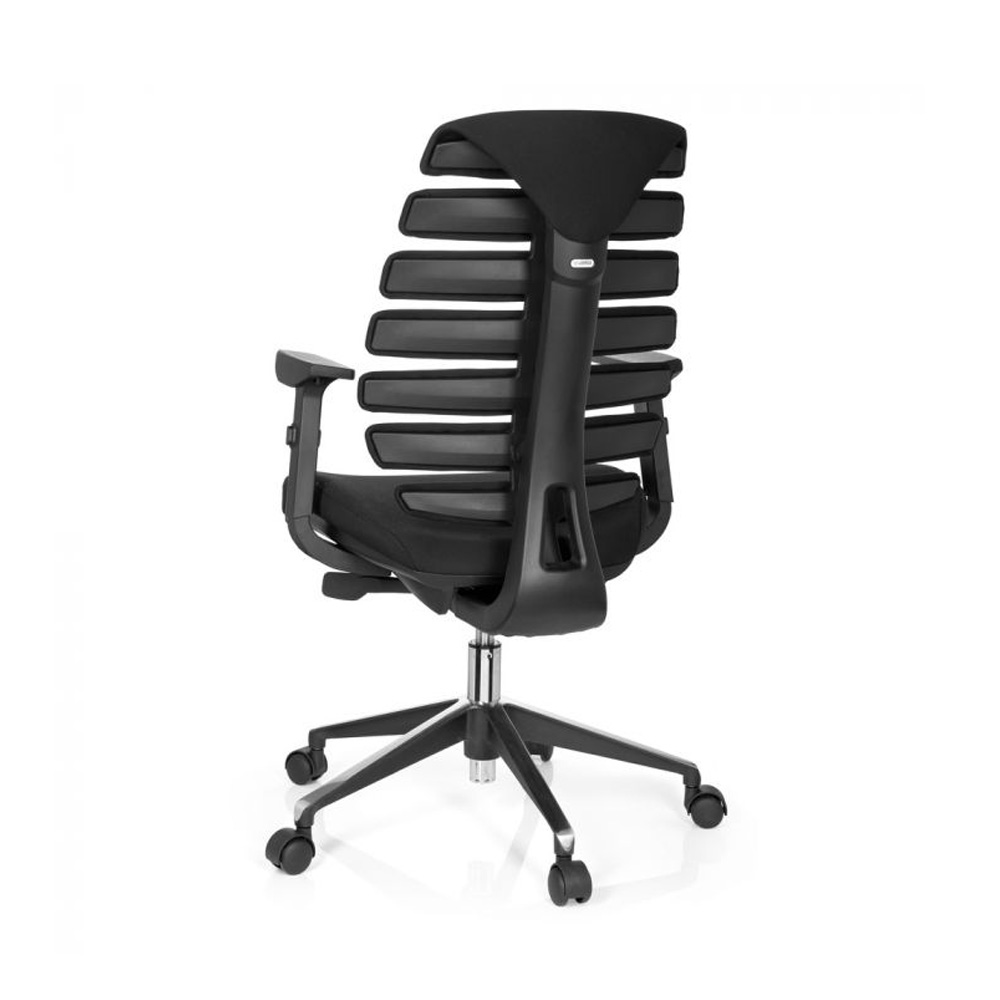 HJH_Office_Ergo_Line_II_Pro_työtuoli_toimistotuoli_musta_synchro-mekanismi_kangasverhoiltu_istuin_selkänoja_11 - Edella HJH Office Ergo Line II työtuoli