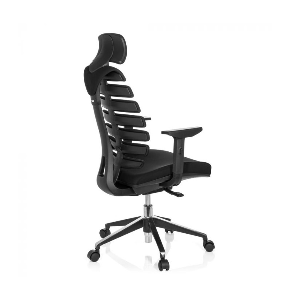 HJH_Office_Ergo_Line_II_Pro_työtuoli_toimistotuoli_musta_synchro-mekanismi_kangasverhoiltu_istuin_selkänoja_niskatuki_07 - Edella HJH Office Ergo Line Pro II Fabric työtuoli