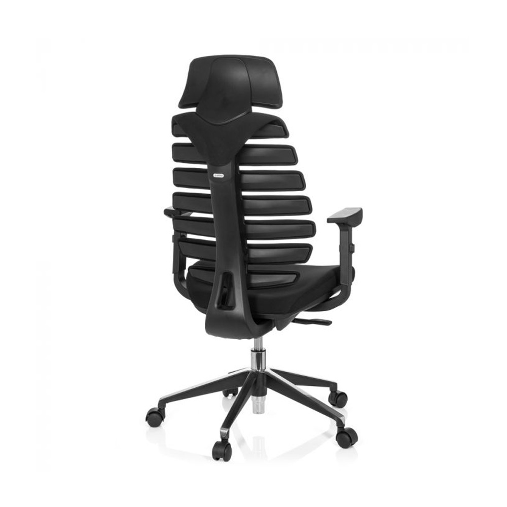 HJH_Office_Ergo_Line_II_Pro_työtuoli_toimistotuoli_musta_synchro-mekanismi_kangasverhoiltu_istuin_selkänoja_niskatuki_09 - Edella HJH Office Ergo Line Pro II Fabric työtuoli