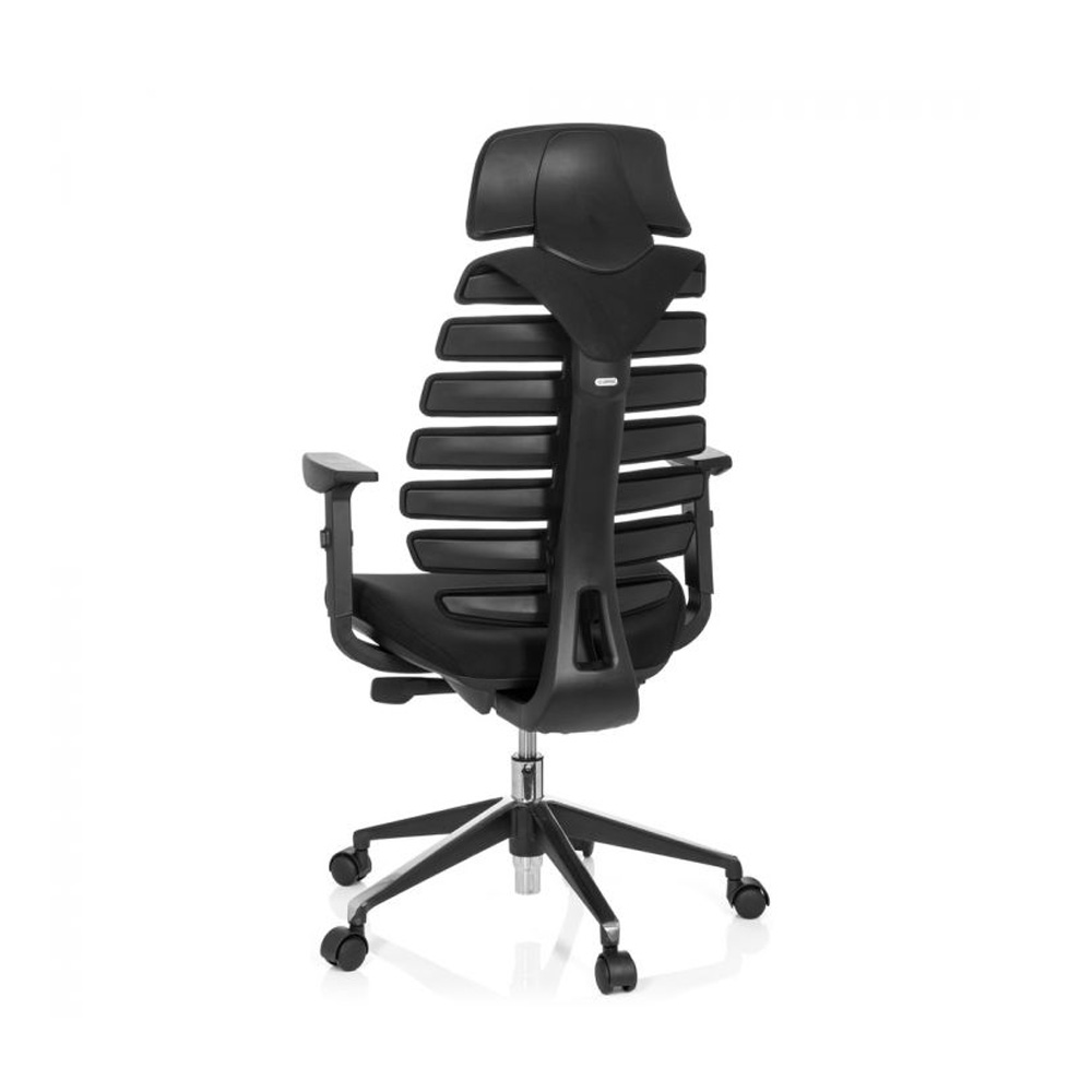 HJH_Office_Ergo_Line_II_Pro_työtuoli_toimistotuoli_musta_synchro-mekanismi_kangasverhoiltu_istuin_selkänoja_niskatuki_11 - Edella HJH Office Ergo Line Pro II Fabric työtuoli
