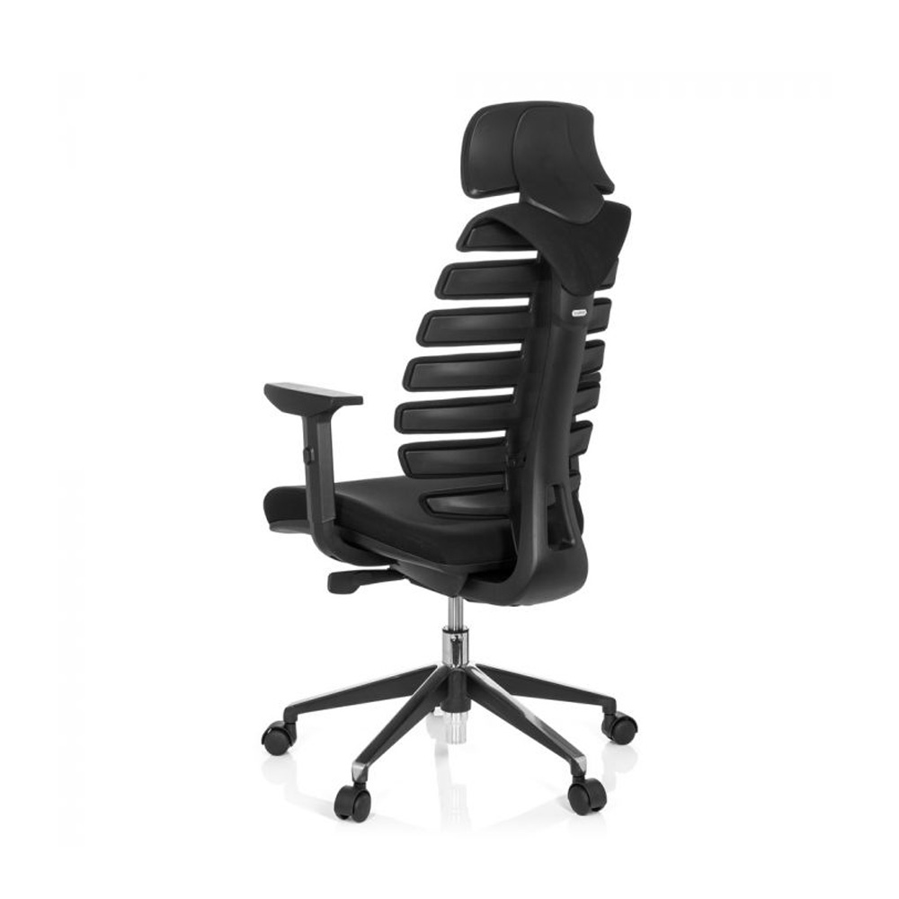 HJH_Office_Ergo_Line_II_Pro_työtuoli_toimistotuoli_musta_synchro-mekanismi_kangasverhoiltu_istuin_selkänoja_niskatuki_12 - Edella HJH Office Ergo Line Pro II Fabric työtuoli
