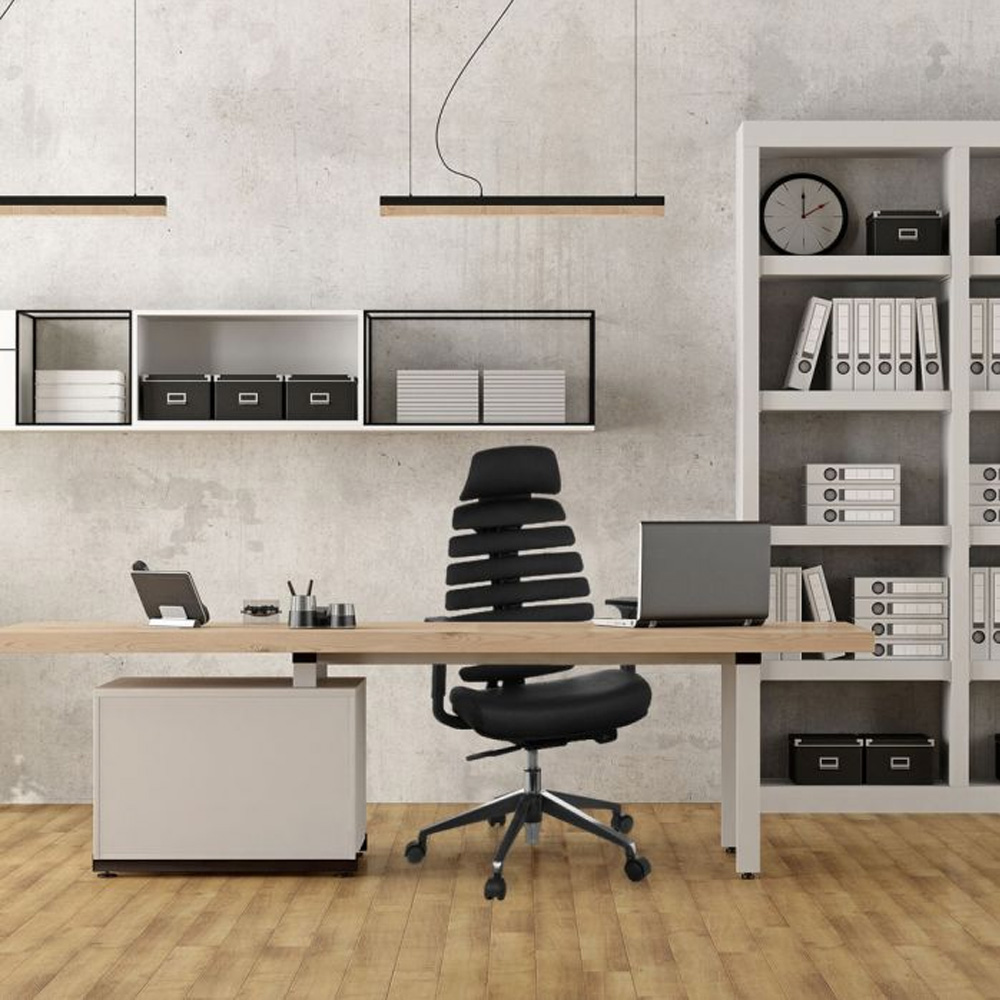 HJH_Office_Ergo_Line_II_Pro_työtuoli_toimistotuoli_musta_synchro-mekanismi_nahkaistuin_nahkaselkänoja_niskatuki_18 - Edella HJH Office Ergo Line Pro II Leather työtuoli